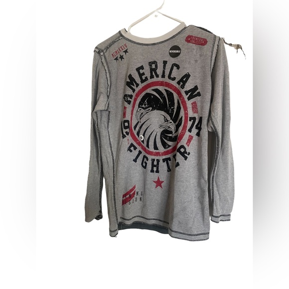 American Fighter Other - NEW American Fighter by Affliction long sleeve two sided reversible shirt NWOT